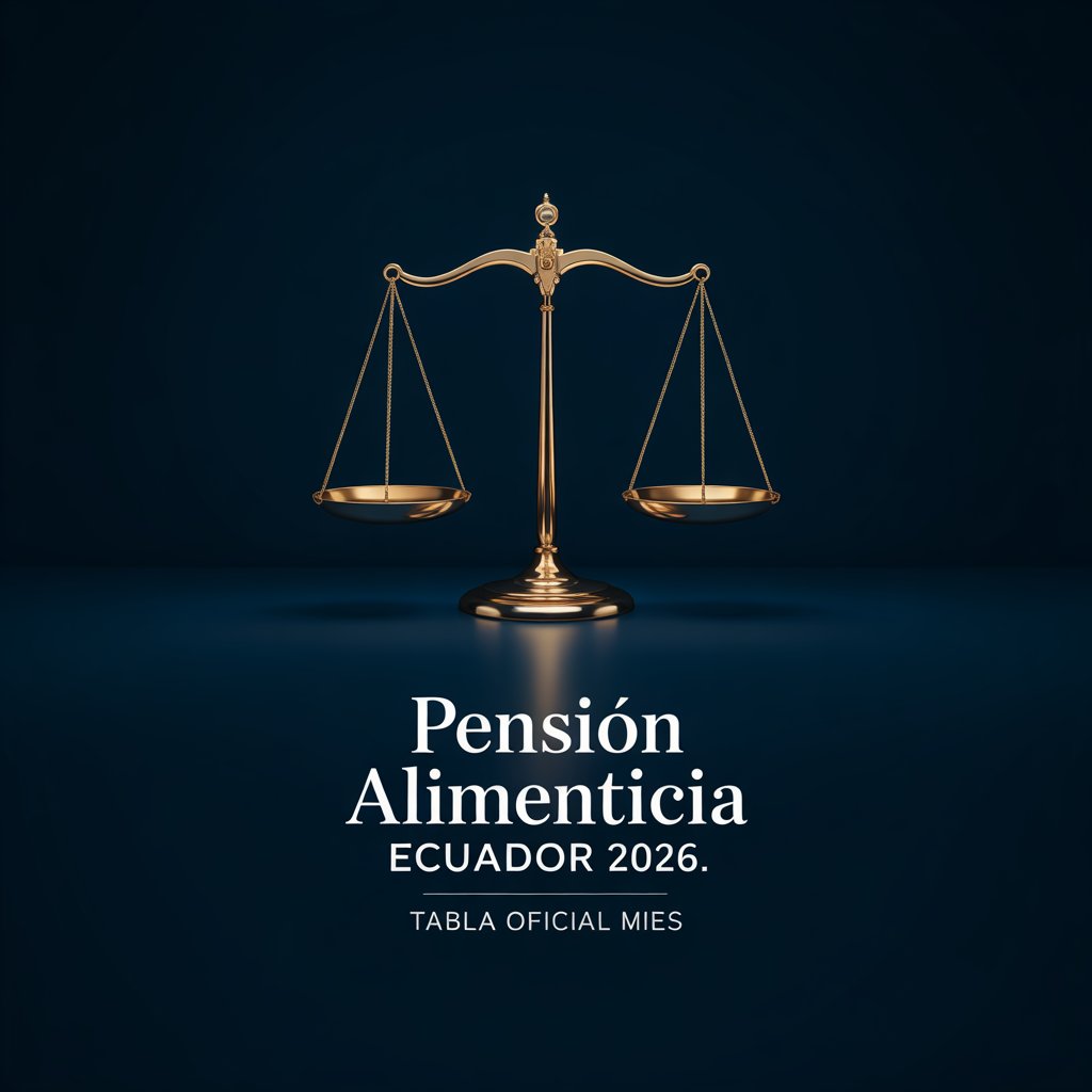 Pensión Alimenticia en Ecuador 2026: Tabla Oficial, Montos y Cómo Calcularla